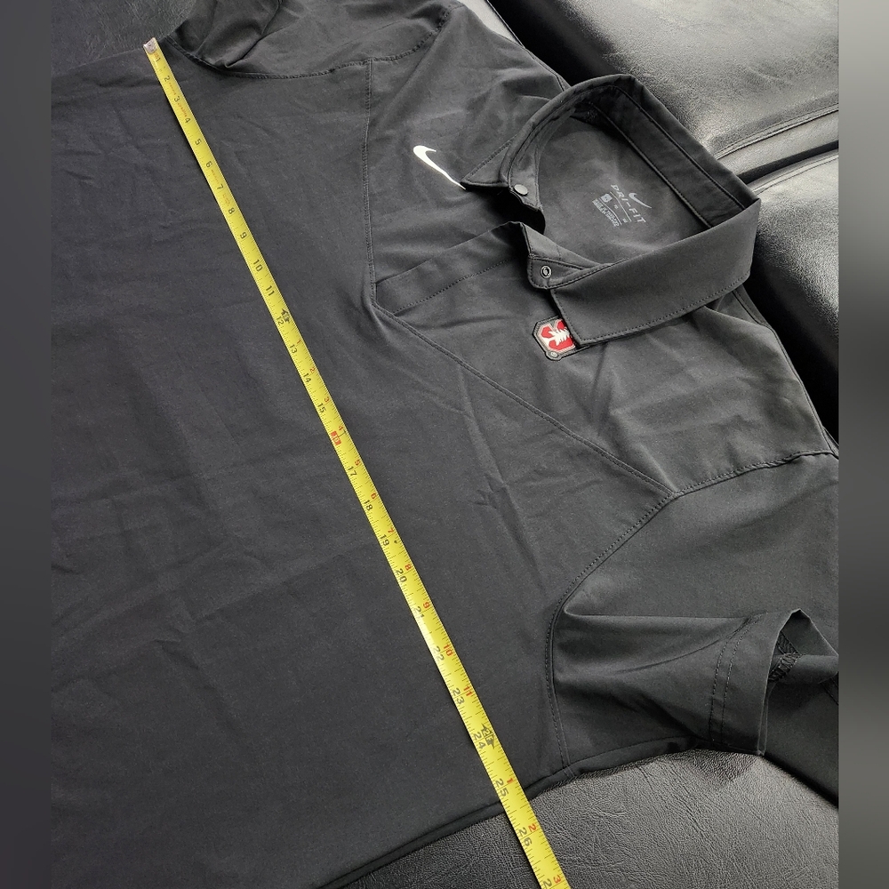 Nike Dri-Fit On Field Stanford Cardinal Embroidered Black Polo Shirt Men's XL - Picture 7 of 8
